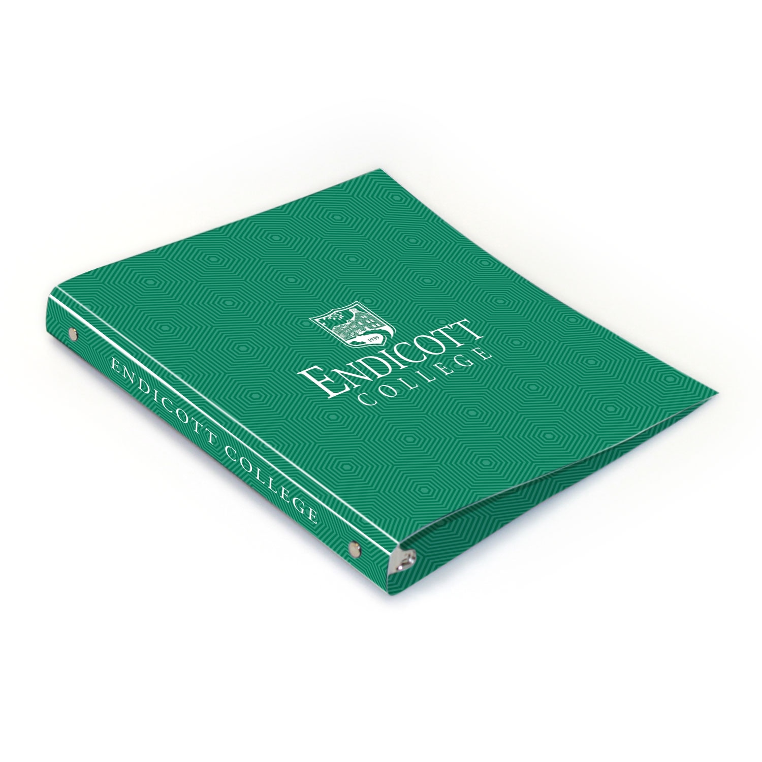 Endicott College Full Color 2 sided Imprinted Flexible 1" Logo 1 Binder 10.5" x 11.5"