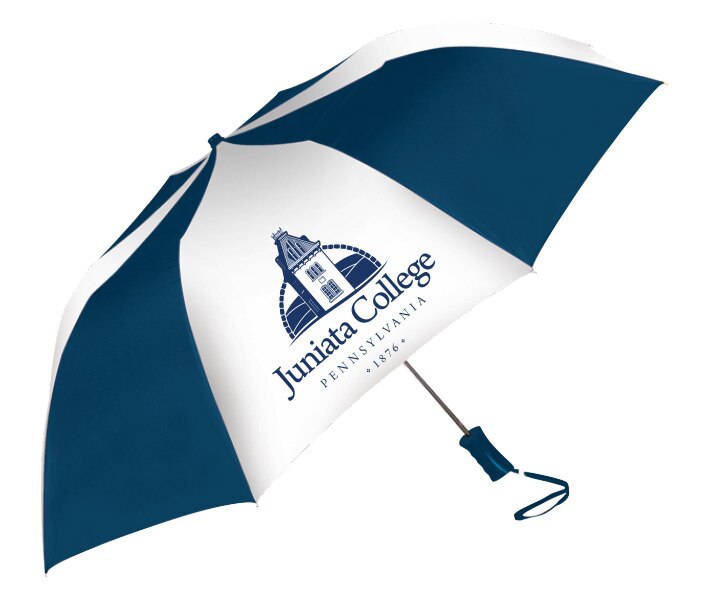 "The Sport" 2-Tone Emblematic Umbrella Automatic Folding 48" Coverage