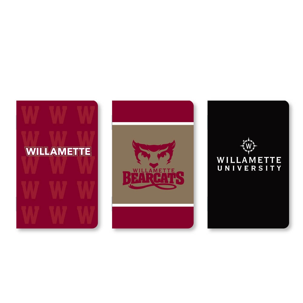 Set of 3 School Spirit Pocket Sized Mini Notebooks