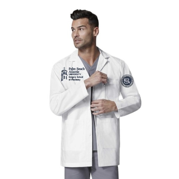 PBA7 White Men's Consultation Coat