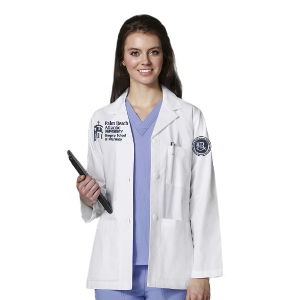 PBA7 White Women's Consultation Coat