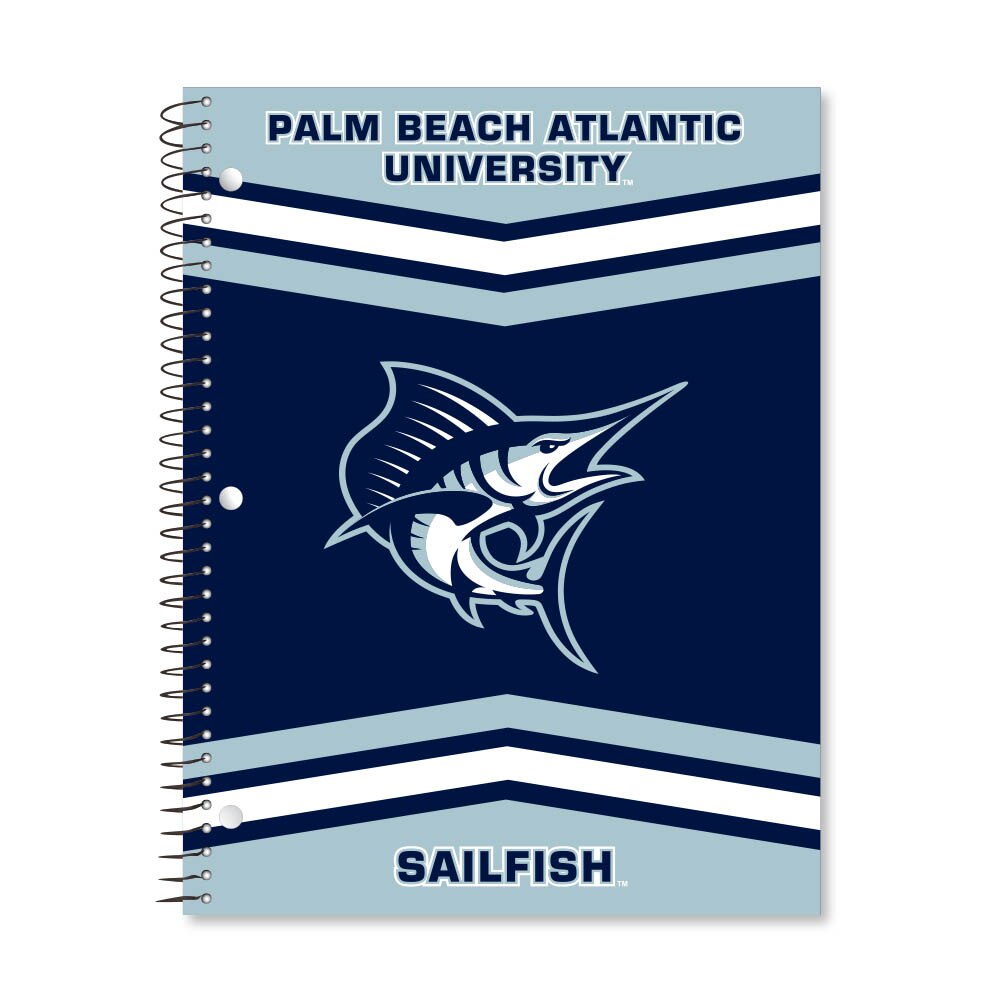 Digi Color Warp 1 Subject 11"x8.5" 70 Count College Ruled Spiral Notebook