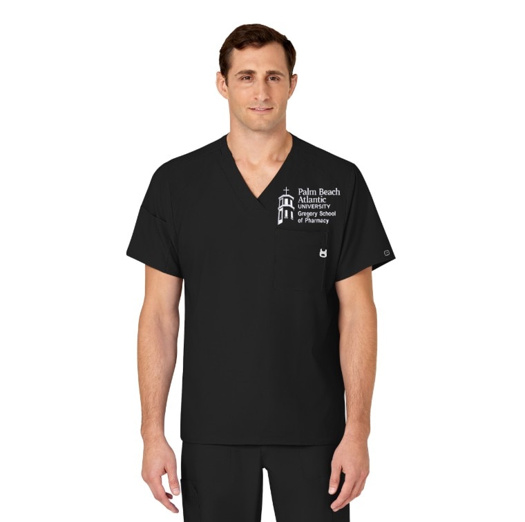 Wink W123 Men's V-Neck Top 6355PBA3