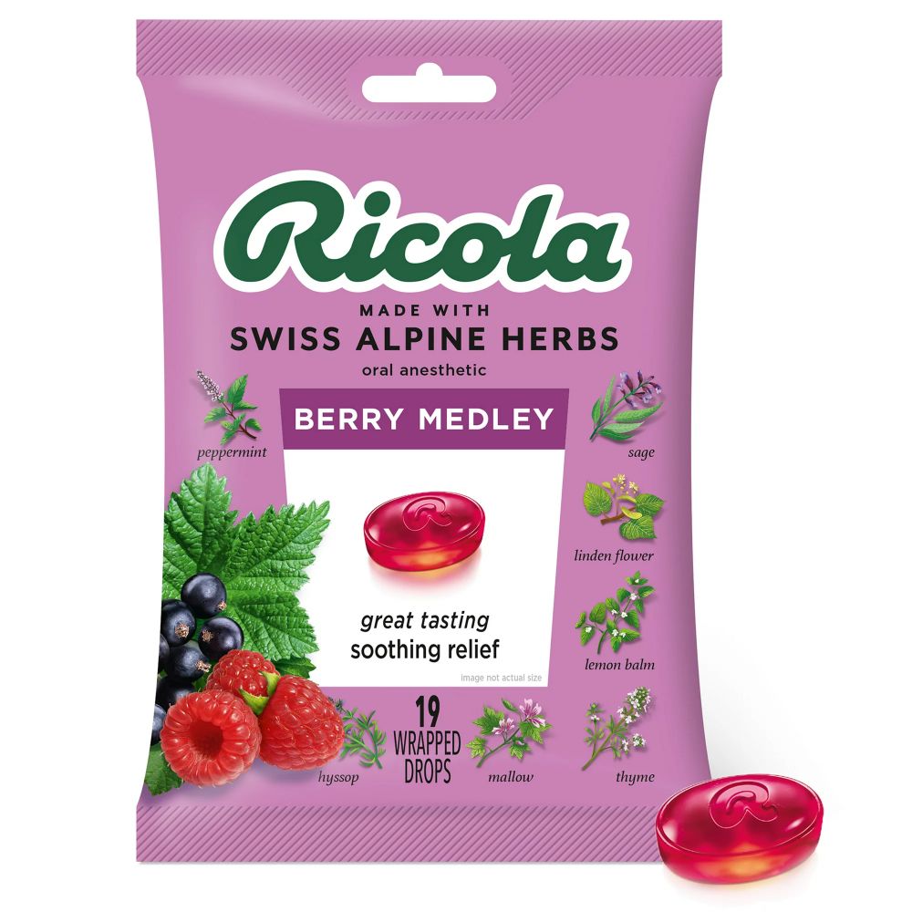 Ricola - Cough Drops Berry Medley - 19CT