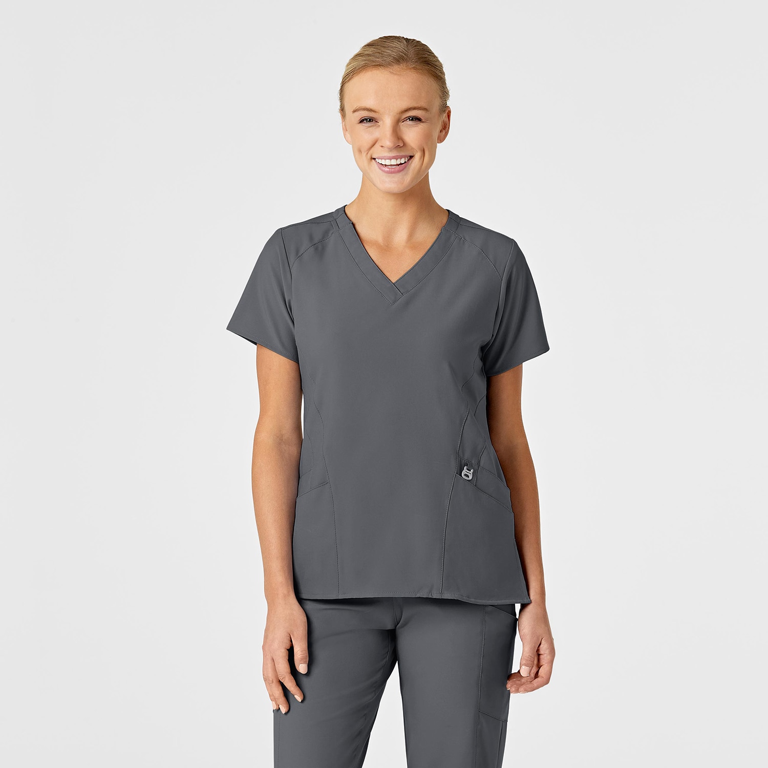 Medical Assisting Women's V-Neck Scrub Top, 6155