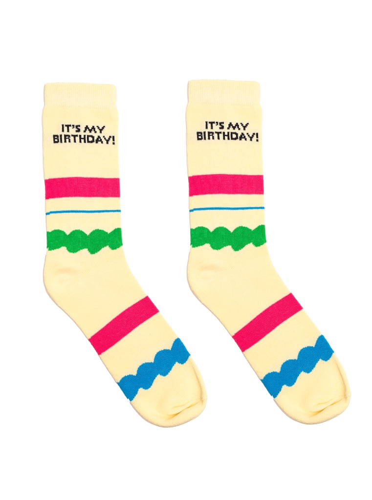 Living Royal Birthday 3D Crew Socks