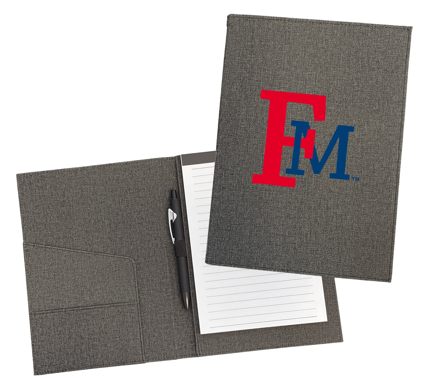 Imprinted Padfolio with Notepad