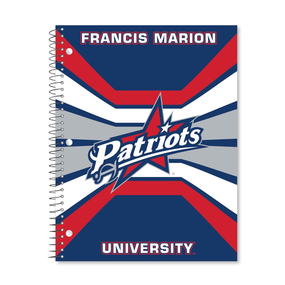 Digi Color Warp 1 Subject 11"x8.5" 70 Count College Ruled Spiral Notebook