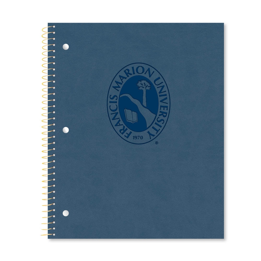 Roaring Premium 1 Subject Notebook 8.5x11 College Ruled 20lb Paper Impressions Leatherette Burnish Cover