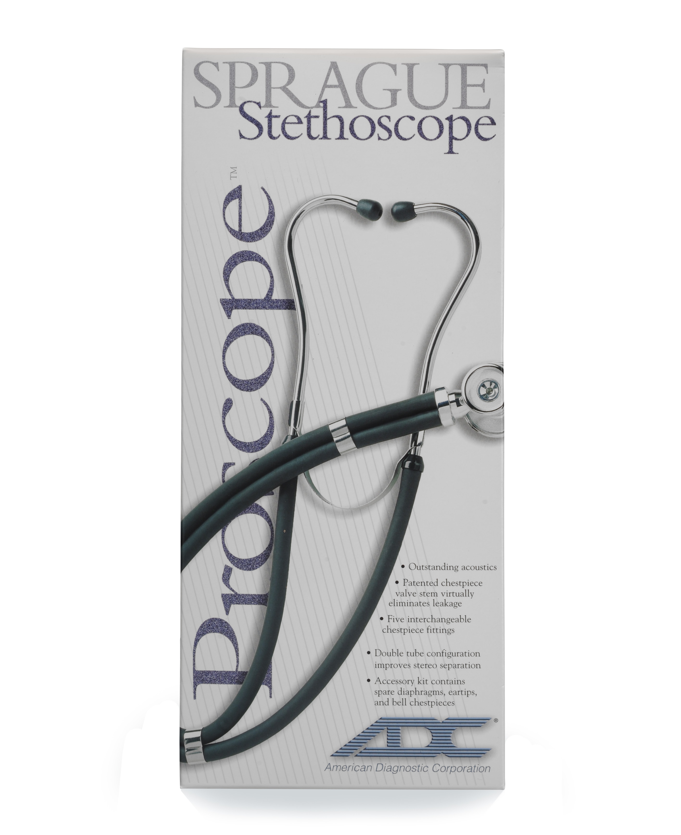 Adscope 641 22" Black Disp Pkg