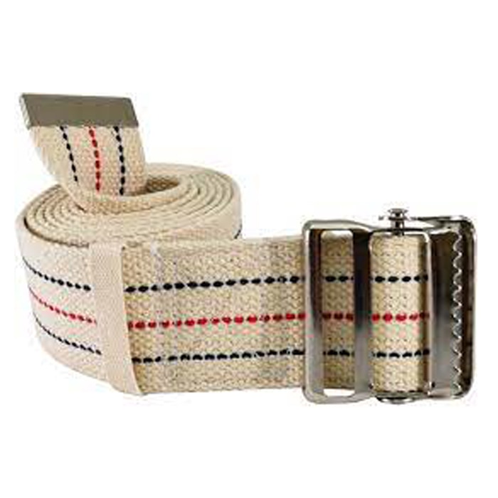 60" Gait Belt W/ Metal Buckle