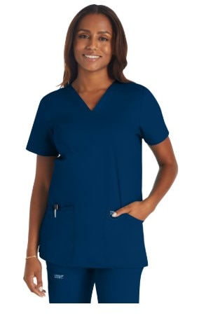Lab Tech Female V-neck Top