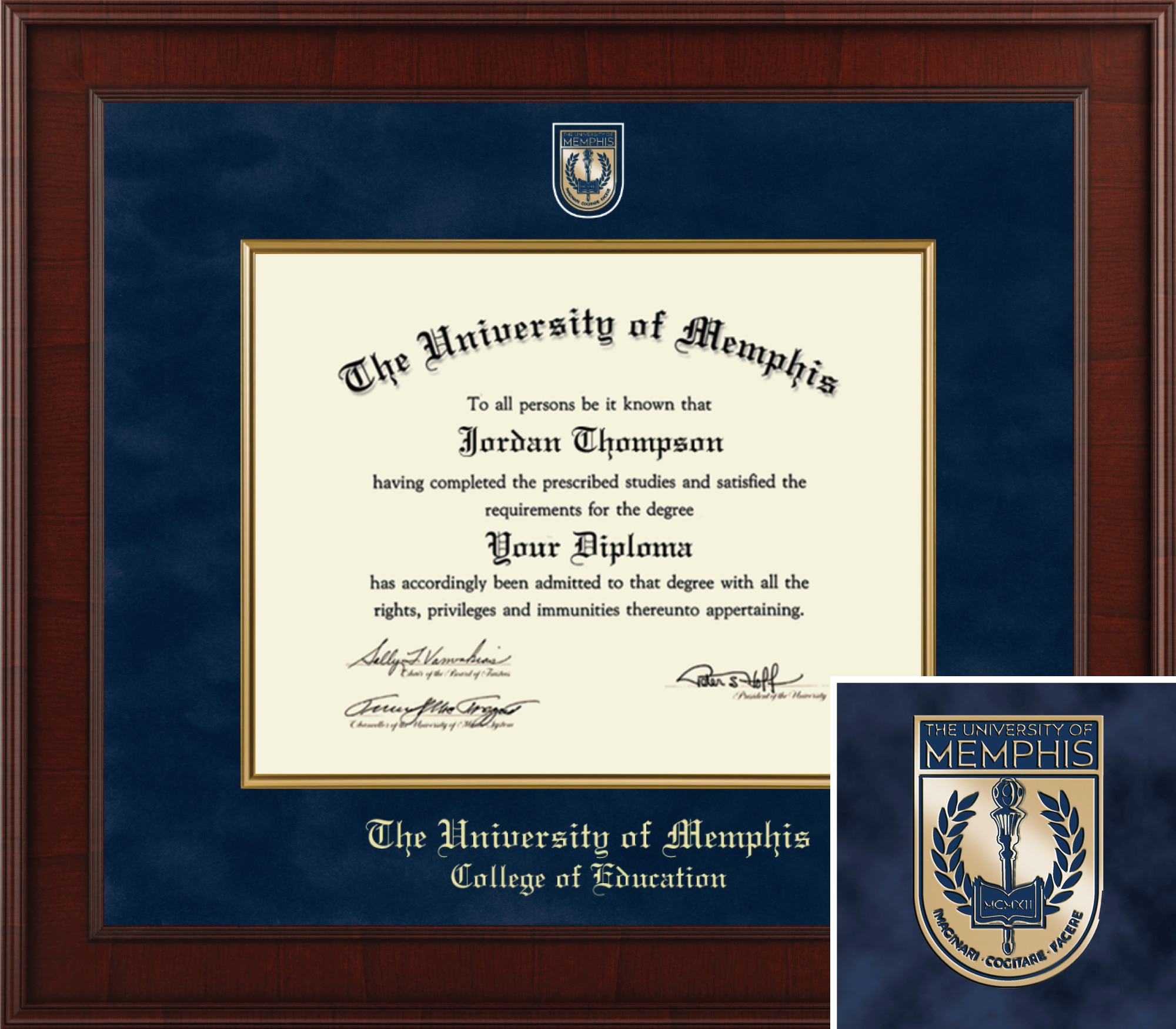 Church Hill Classics Presidential Education Diploma Frame