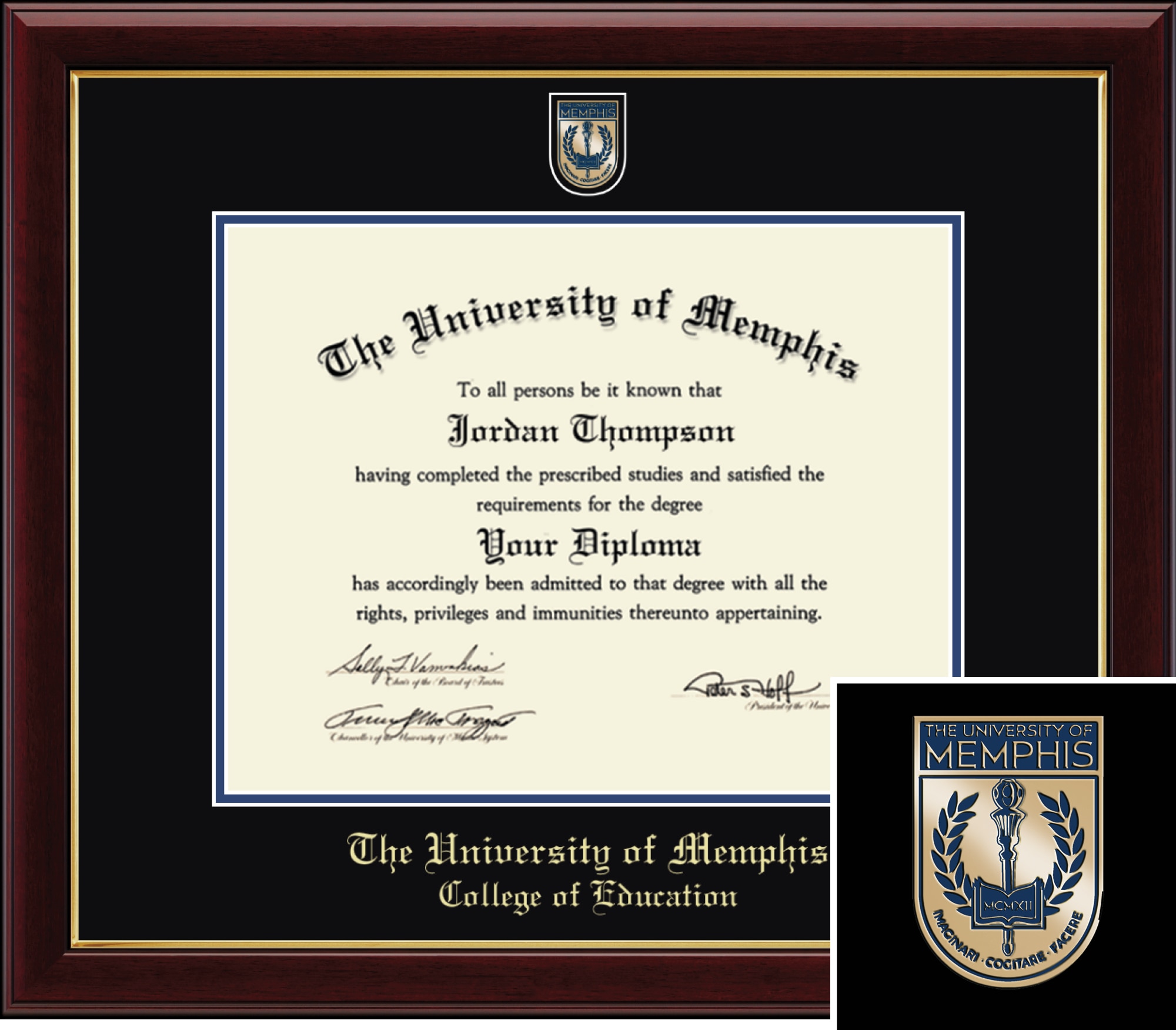Church Hill Classics Masterpiece Education Diploma Frame