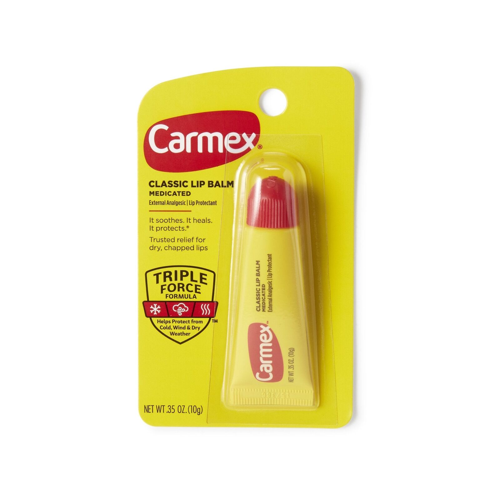 Carmex - Lip Balm Classic Medicated Tube - 0.35oz