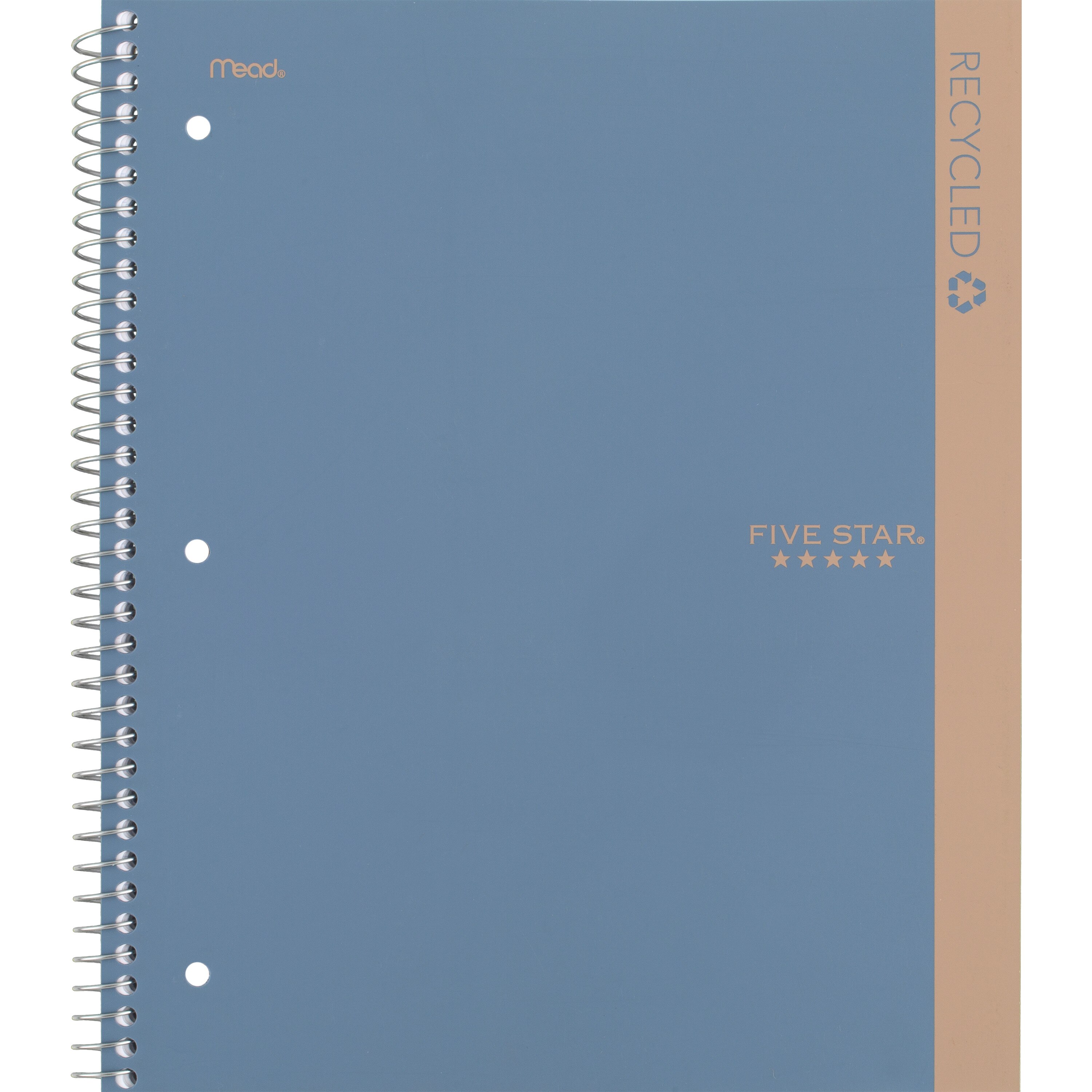 Five Star(R) Recycled 1 Subject Notebook, 100 count, College Ruled