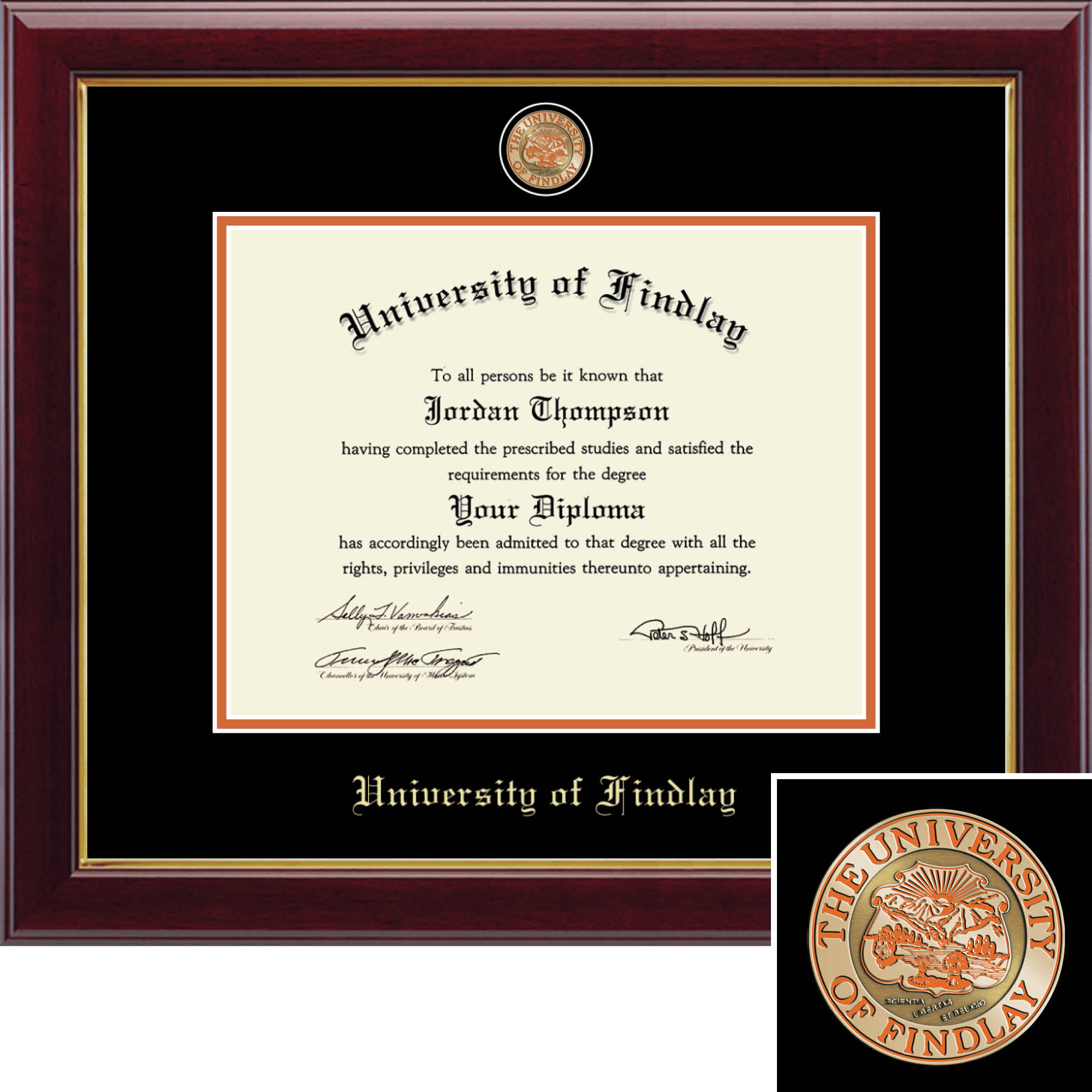 Church Hill Classics, Masterpiece, 8.5x11, Cherry, Diploma Frame