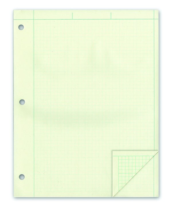 Ampad Computation Book Engineering Pad 5 Square Green