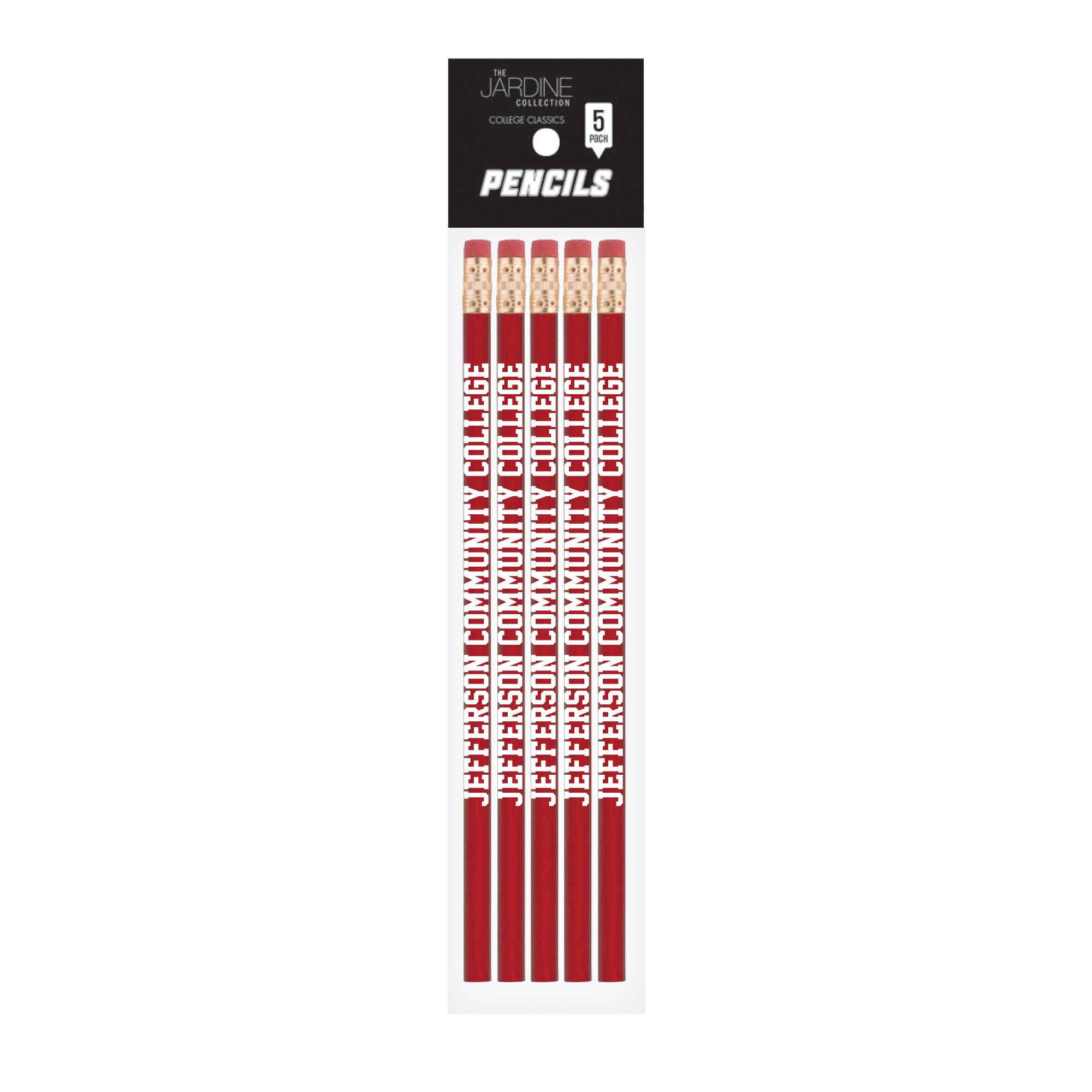 Emblematic Pencil 5pk School Name