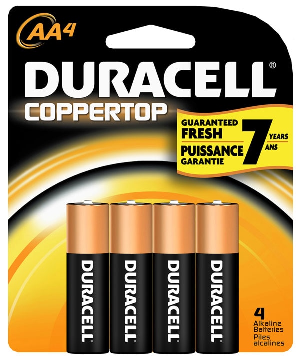 4PK AA Copper Batteries