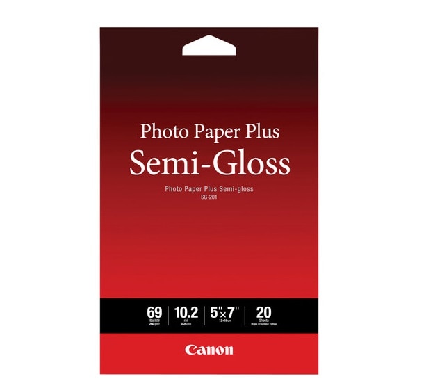 Cannon Semi-Gloss 5X7 20 Sheets