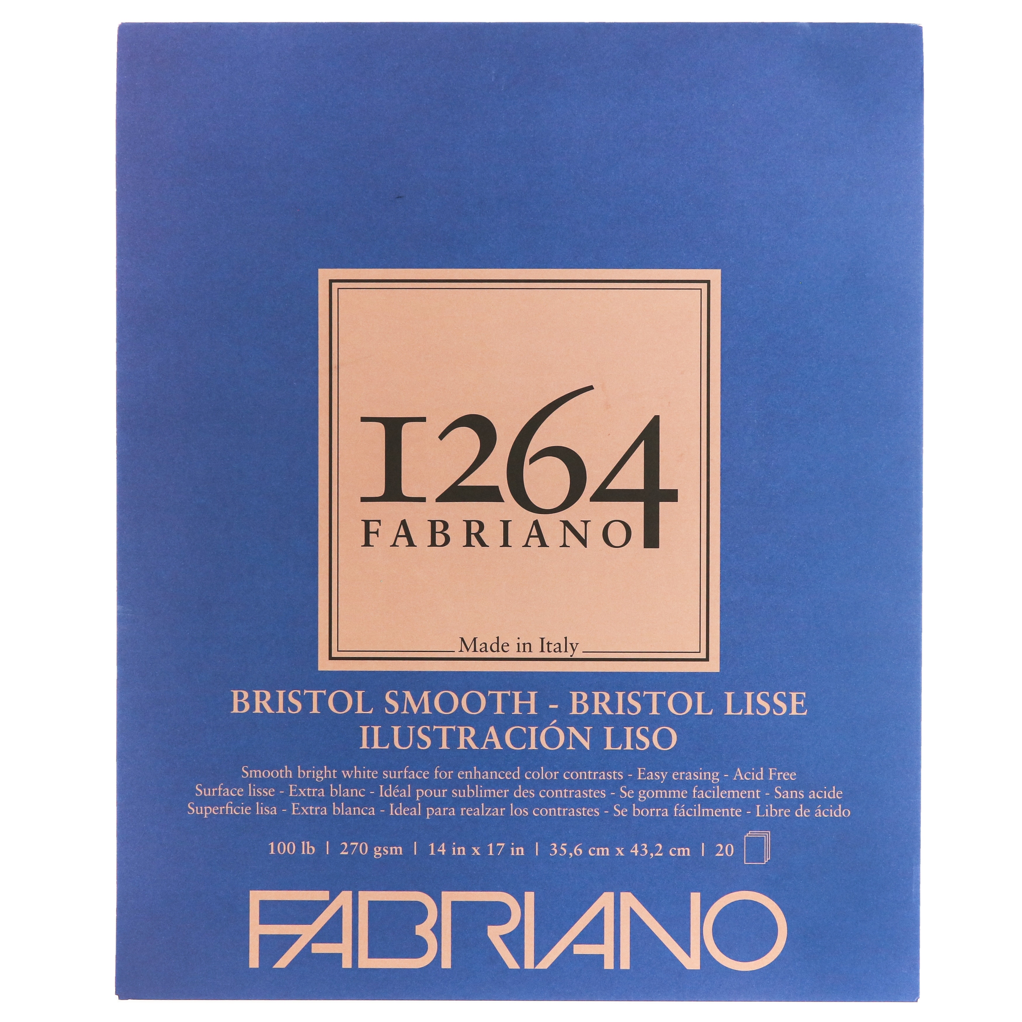 Fabriano 1264 Bristol Smooth Pad 14"x17"