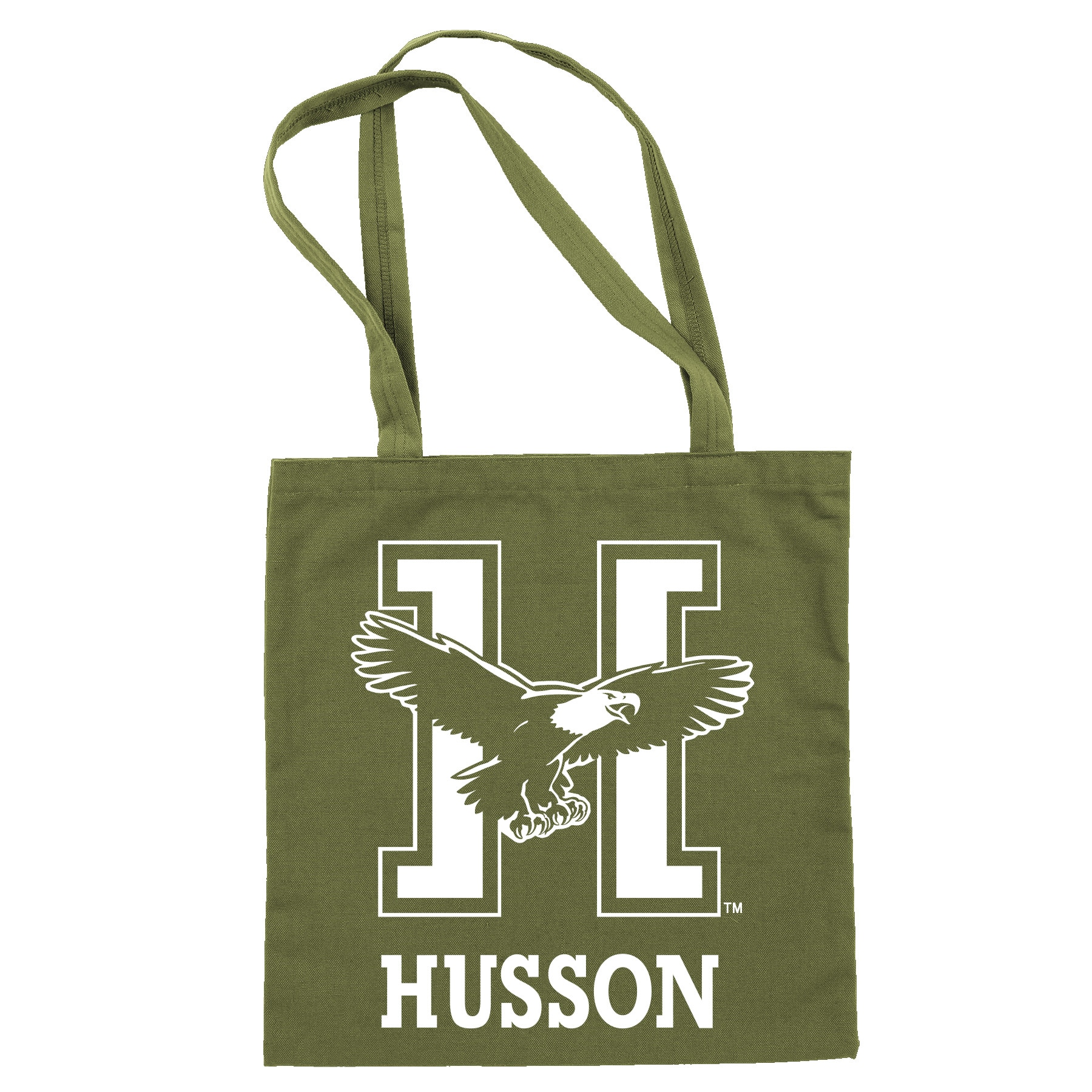 Husson University Color Canvas Tote