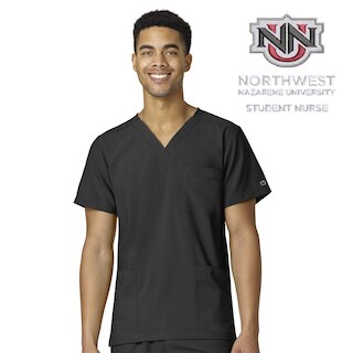Wink W123 Unisex V-Neck Top, 6855NNU1
