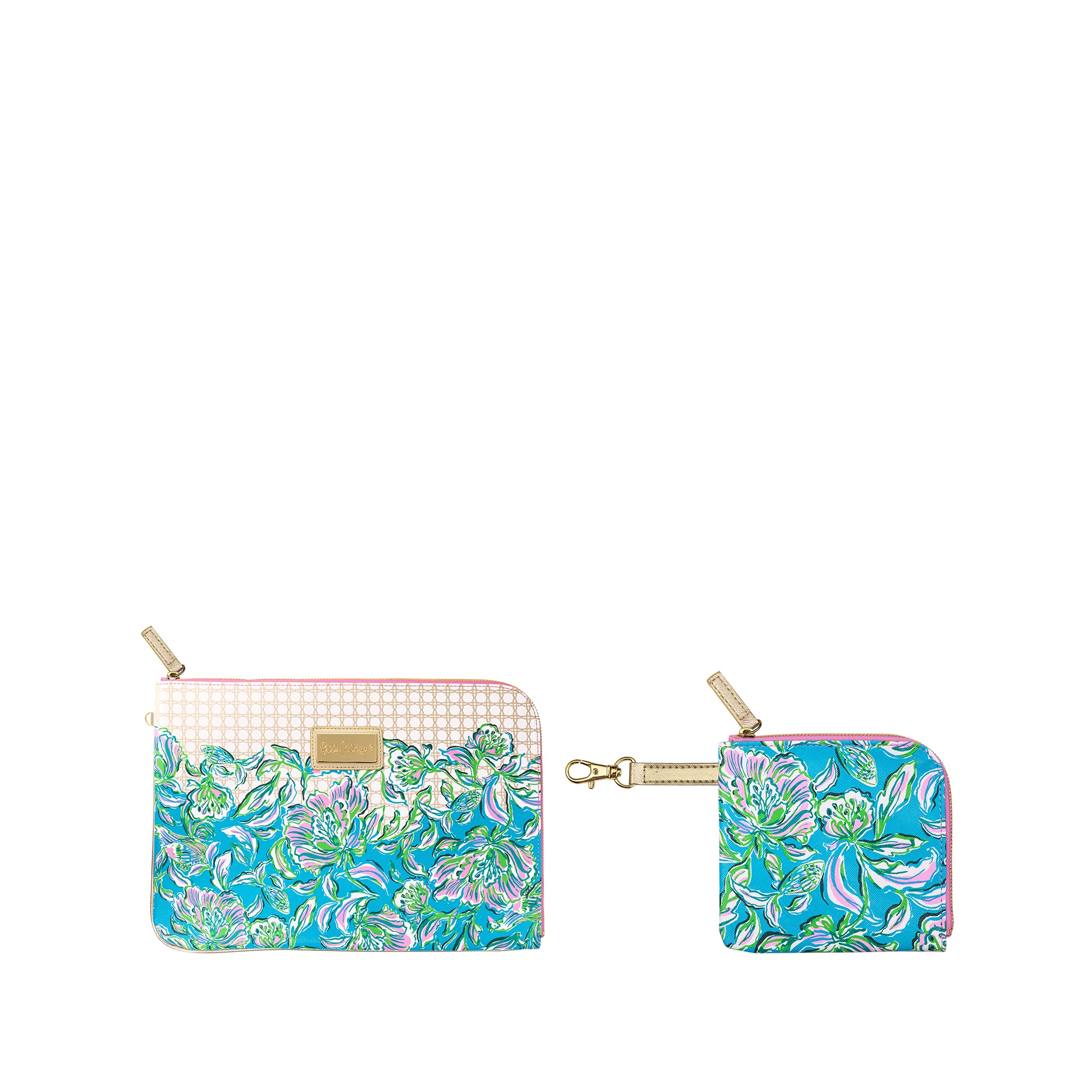 Lilly Pulitzer Tech Pouch Set Chick Magnet