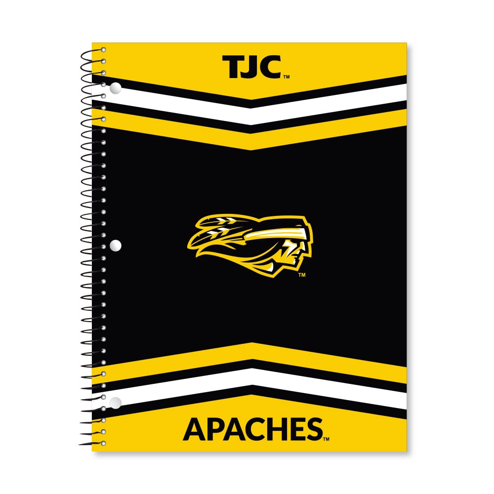 Digi Color Warp 1 Subject 11"x8.5" 70 Count College Ruled Spiral Notebook
