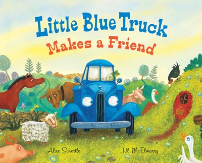 Little Blue Truck Makes a Friend: A Friendship Book for Kids