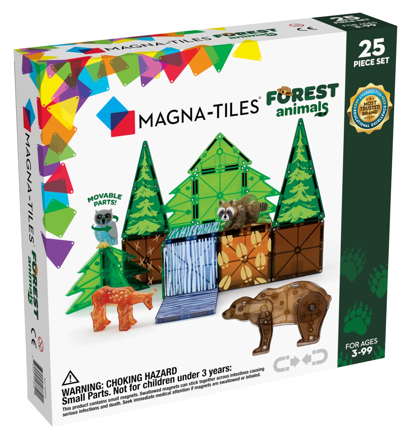 Magna-Tiles Forest Animals 25-Piece Set