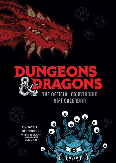 Dungeons & Dragons: The Official Countdown Gift Calendar: 25 Days of Mini Books  Mementos  and More!