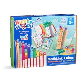 Friendly TV series brings math learning to life with Numberblocks MathLink Cubes Eleven to Twenty!
