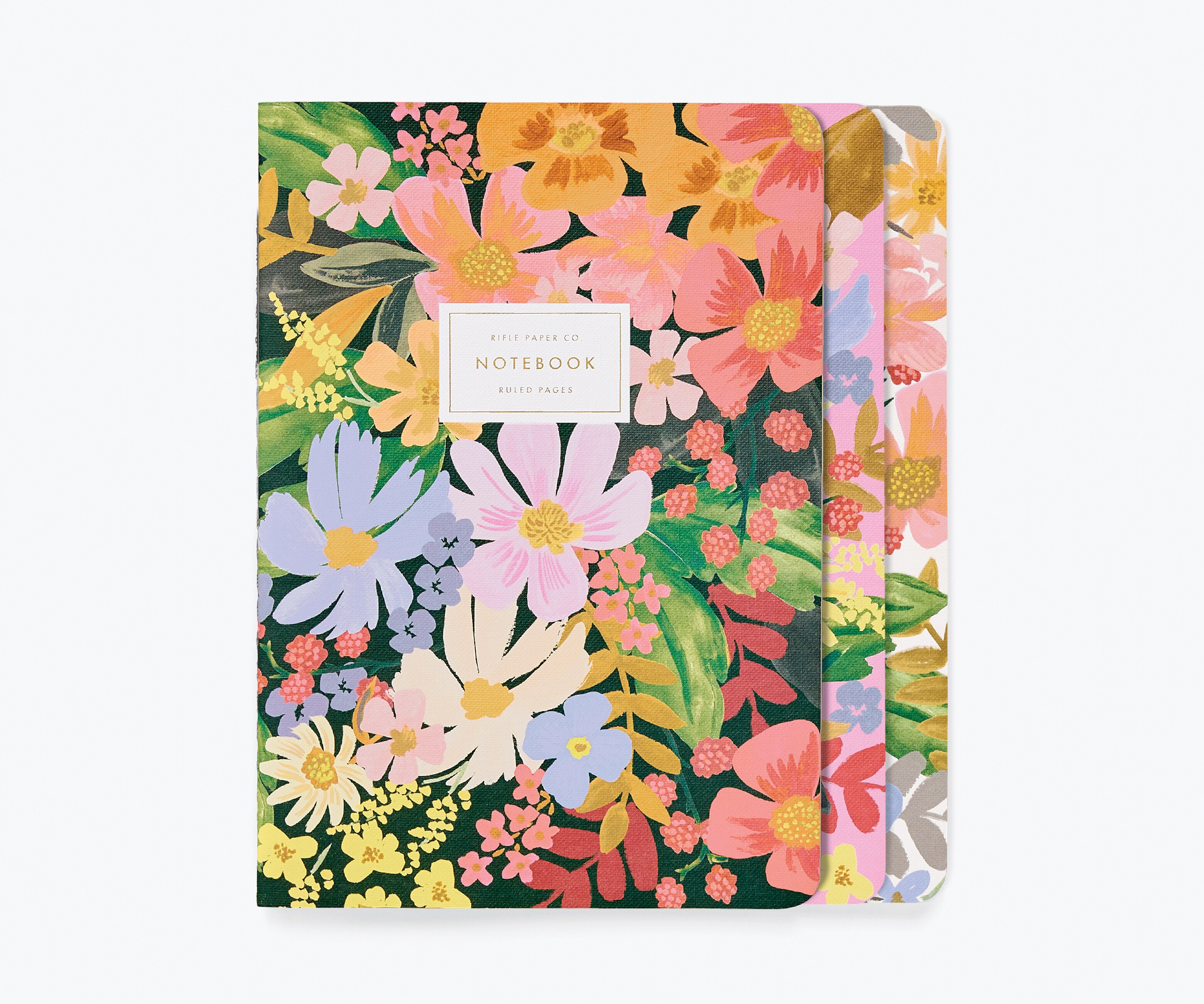 Rifle Paper Co. Assorted Marguerite Notebooks, Set of 3