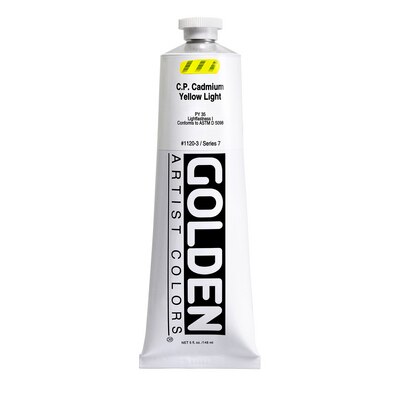 Golden(R) Heavy Body Acrylic, 5 oz., C.P. Cadmium Yellow Light