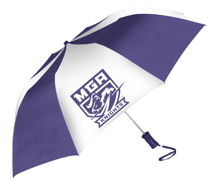 Middle Georgia State University "The Sport" 2-Tone Emblematic Umbrella Automatic Folding 48" Coverage