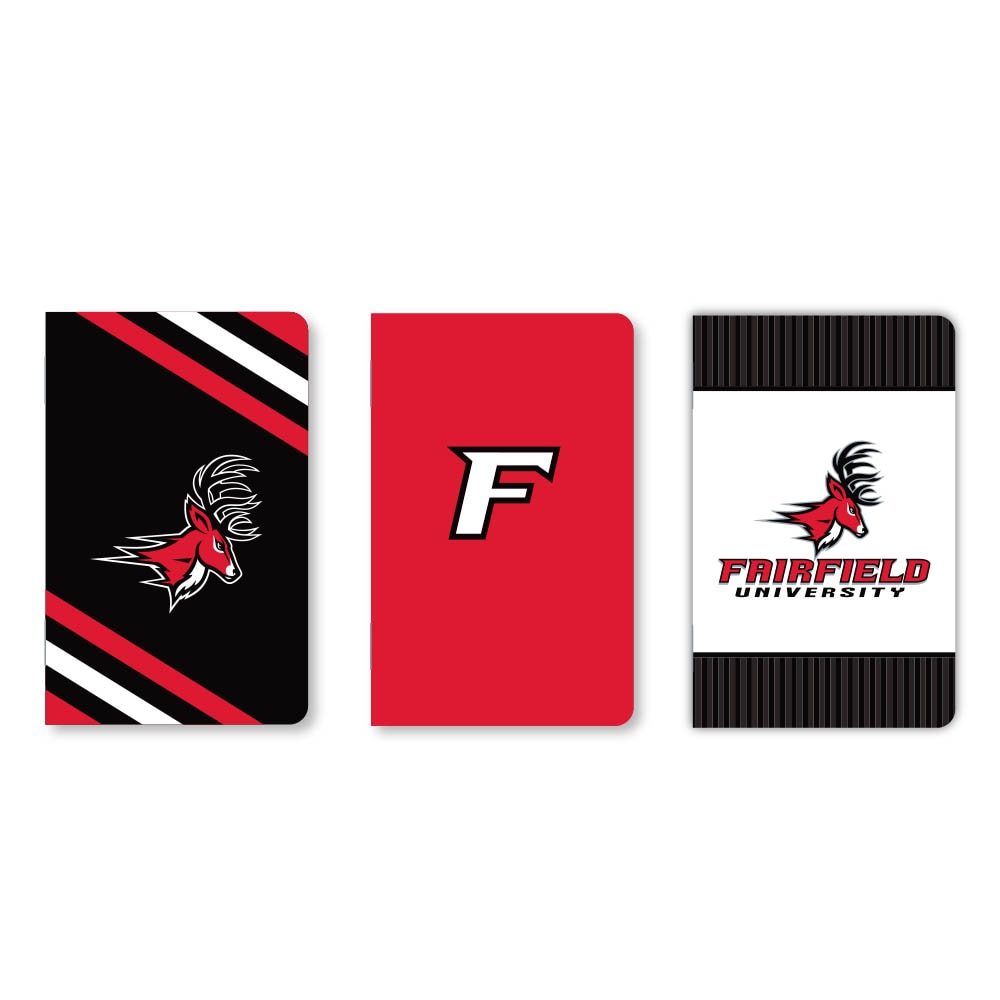 Set of 3 School Spirit Pocket Sized Mini Notebooks