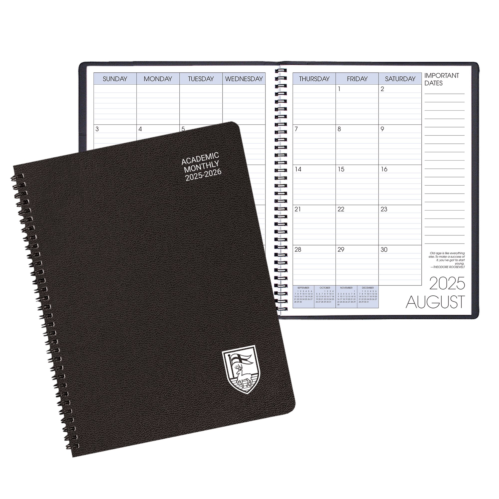 Payne 25-26 Imprinted Academic Monthly Planner 8.5"x11"