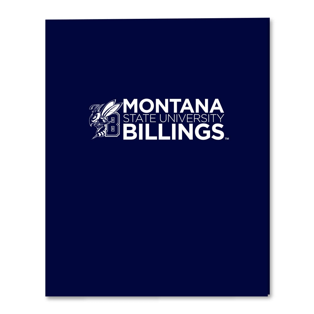 Roaring Twin Pocket Laminated Foil Portfolio 11 x 8.52