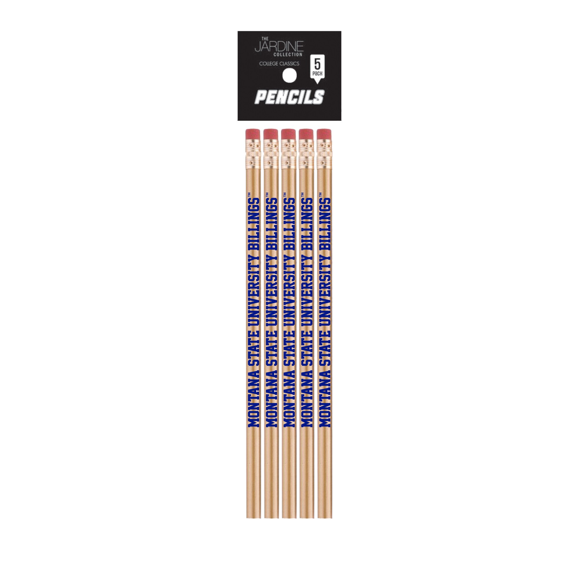 Emblematic Pencil 5pk School Name