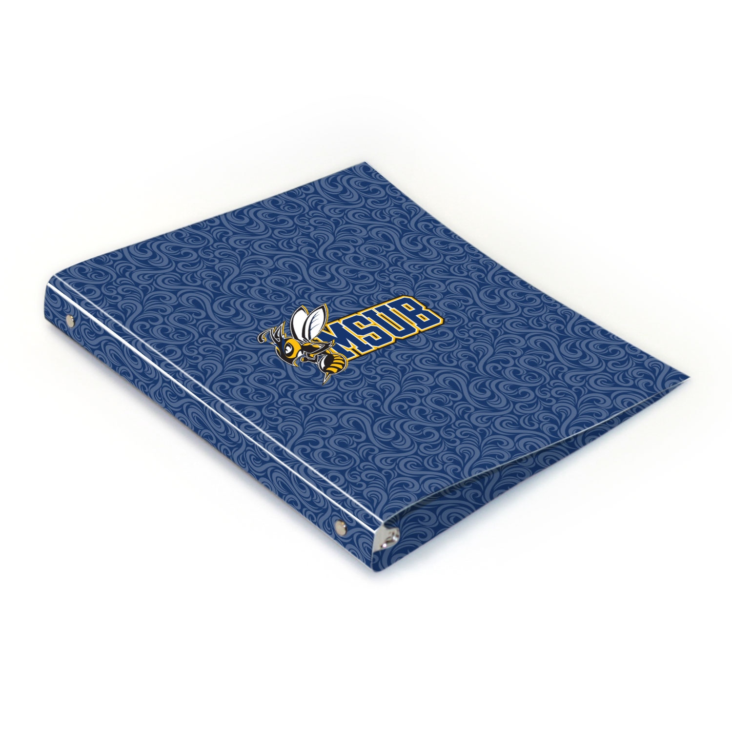 Montana State University Billings Full Color 2 sided Imprinted Flexible 1" Logo 2 Binder 10.5" x 11.5"