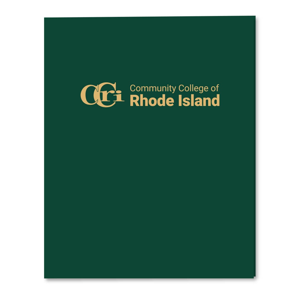 Roaring Twin Pocket Laminated Foil Portfolio 11 x 8.36