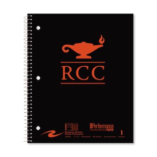 Roaring Premium 1 Subject Notebook 8.5x11 College Ruled  20lb Paper Saranac Cover with Foil