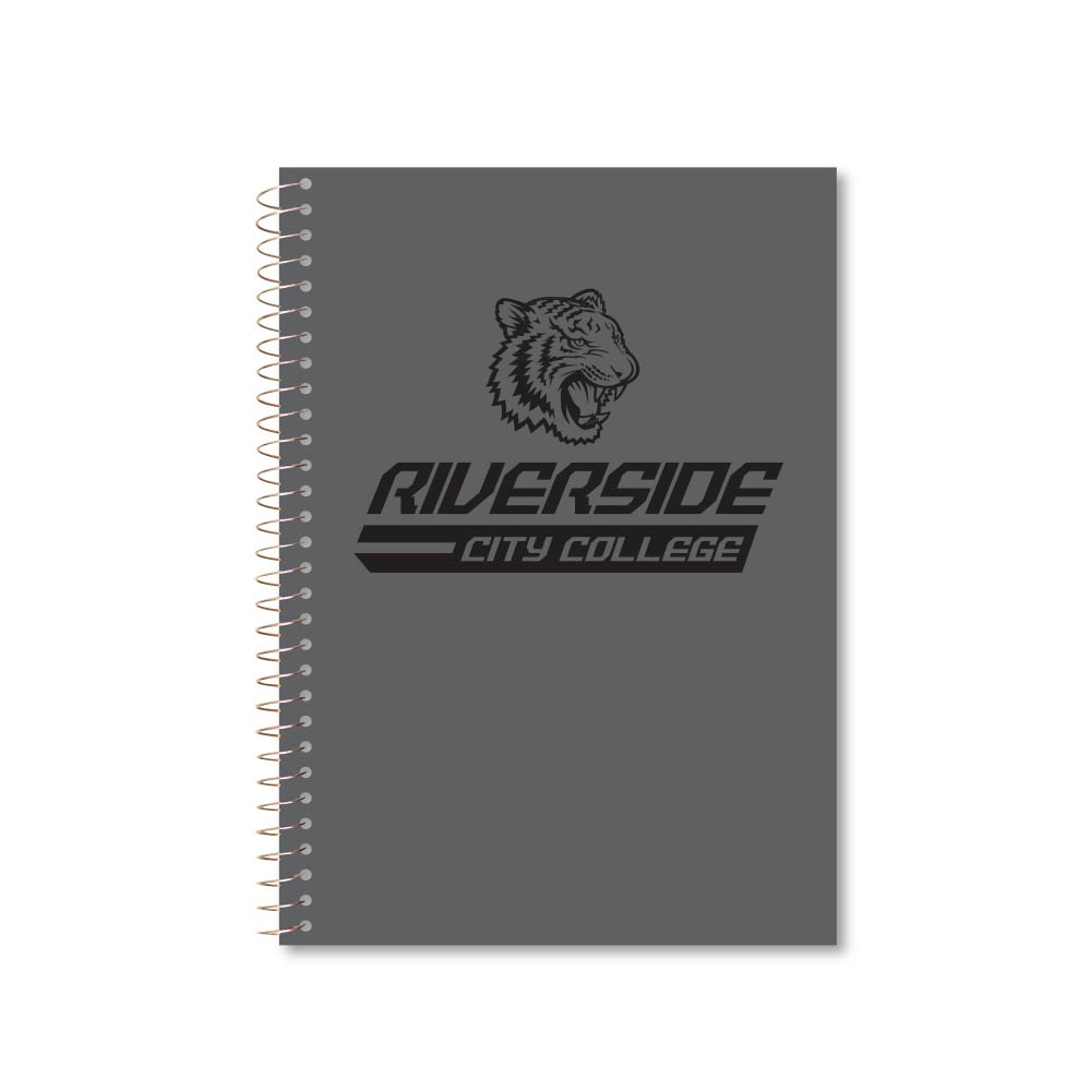 Roaring Premium 3 Subject 9.5 x 6.5 Notebook, College Ruled 20lb Paper, Pressboard Foil Cover