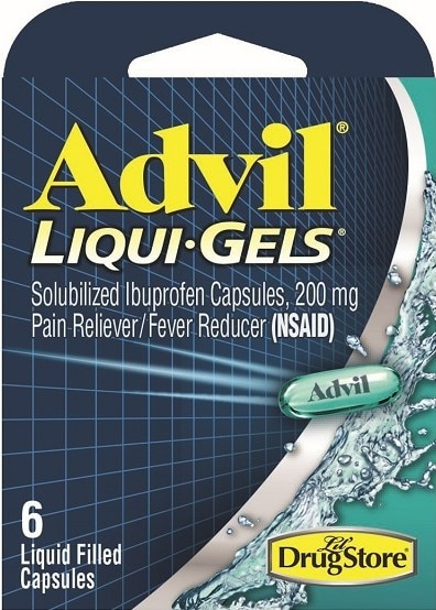 LIL D ADVIL LIQUID GEL TRIAL 6CT