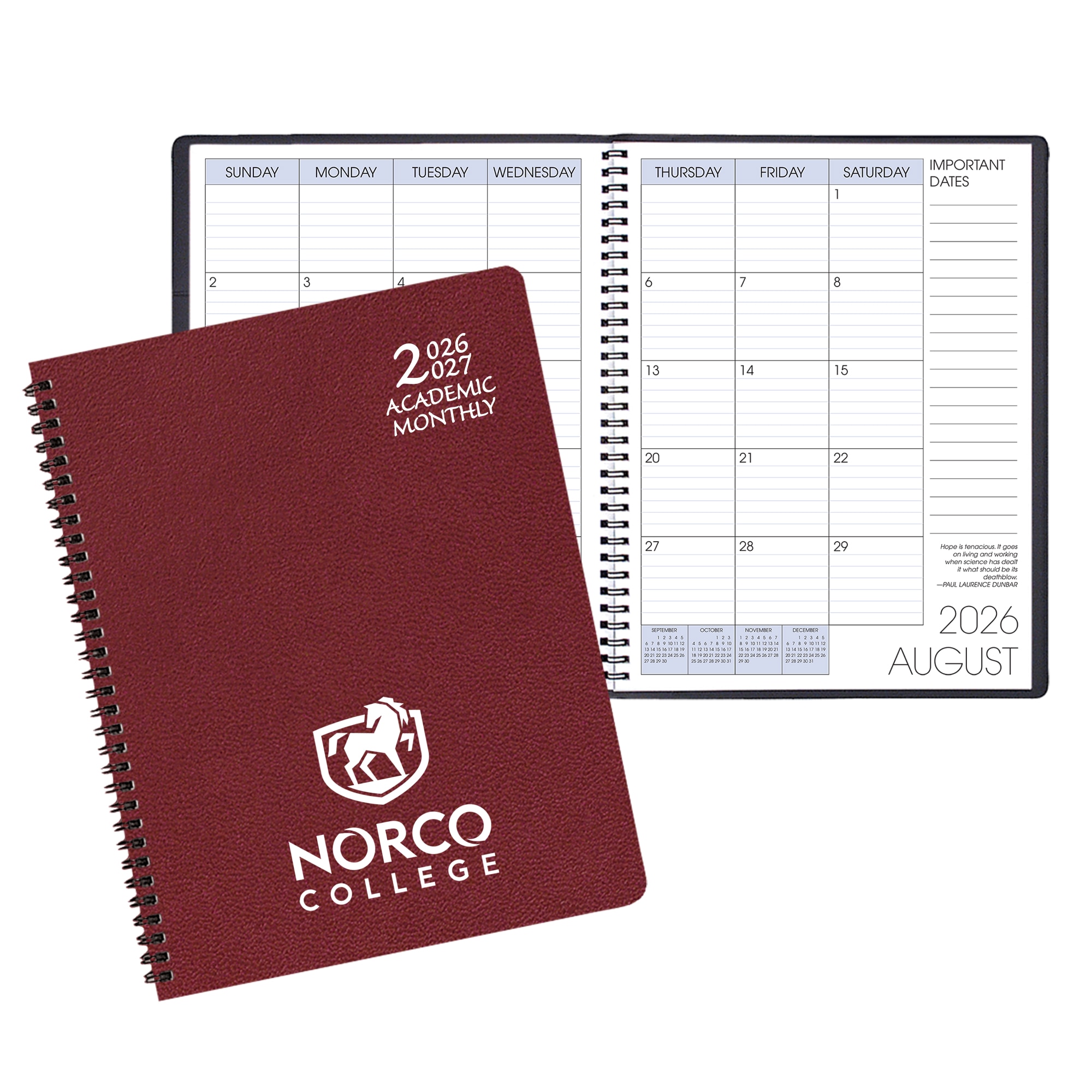 Payne '26-'27 Imprinted Academic Monthly Planner