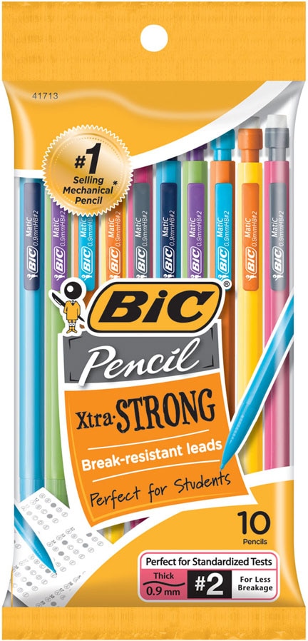 BIC XtraStrong Mechanical Pencil 0.9mm 10Pack