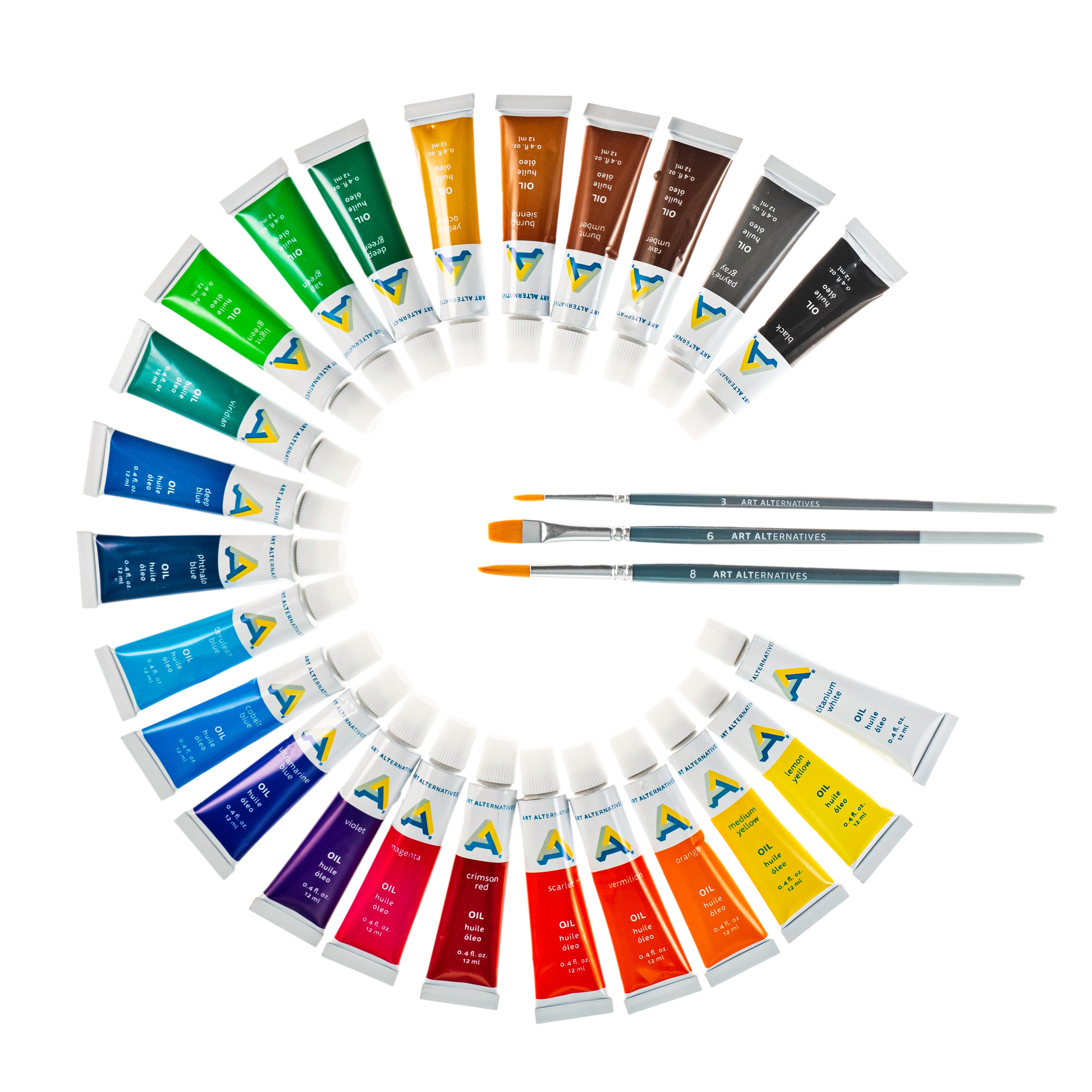 Economy Oil Paint Set 24-12ml