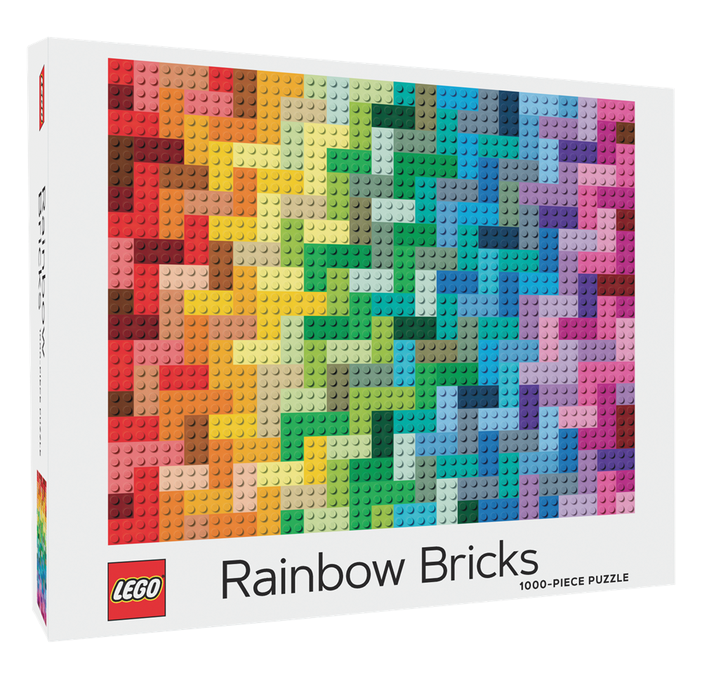 LEGO Rainbow Bricks 1000pc Puzzle